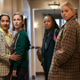 Amrit Kaur, Pauline Chalamet, Alyah Chanelle Scott, and Renee Rapp in The Sex Lives Of College Girls season 2